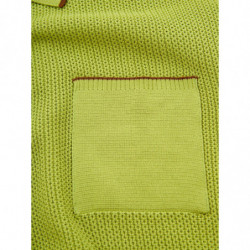 Polo in maglieria di cotone verde neon - IT50 - L