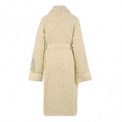 Cardigan in acrilico bianco - M