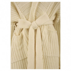 Cardigan in acrilico bianco - M
