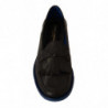 Mocassini slip on con nappa in pelle nera - EU39/US6
