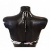 Costume da bagno bikini con stampa giglio nero - IT1 - XS