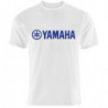 T-shirt maglietta Yamaha - Colore Bianco - logo blu - Taglia XL