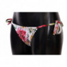 Costume da bagno bikini con stampa floreale bianca - IT1 - XS