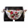 Costume da bagno bikini con stampa floreale bianca - IT1 - XS