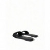 Scarpe sandali con ricamo cuore in cotone nero - EU37/US6.5
