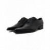 Scarpe basse formali stringate in pelle nera - EU38/US7.5