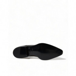 Scarpe basse formali stringate in pelle nera - EU38/US7.5