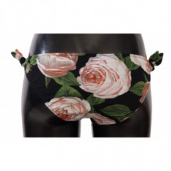 Costume da bagno bikini con stampa rose nere - IT5 - XL