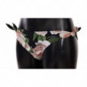 Costume da bagno bikini con stampa rose nere - IT4 - L