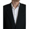 Blazer SICILIA monopetto a righe nere - IT58 - XXL