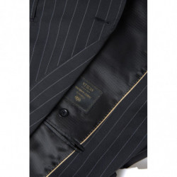 Blazer SICILIA monopetto a righe nere - IT58 - XXL