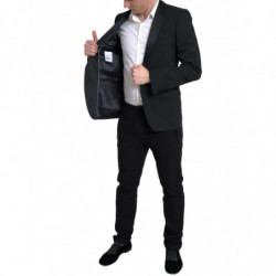 Blazer MARTINI monopetto in lana nera - IT48 - M