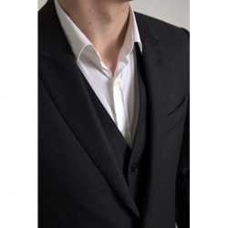 Abito MARTINI monopetto nero 3 pezzi - IT48 - M