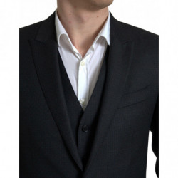 Abito MARTINI monopetto nero 3 pezzi - IT48 - M
