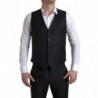 Abito MARTINI monopetto nero 3 pezzi - IT48 - M