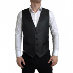 Abito monopetto 2 pezzi jacquard nero - IT52 - L