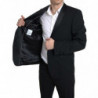 Abito MARTINI monopetto nero in 2 pezzi - IT54 - XL