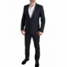 Abito MARTINI monopetto nero in 2 pezzi - IT50 - L
