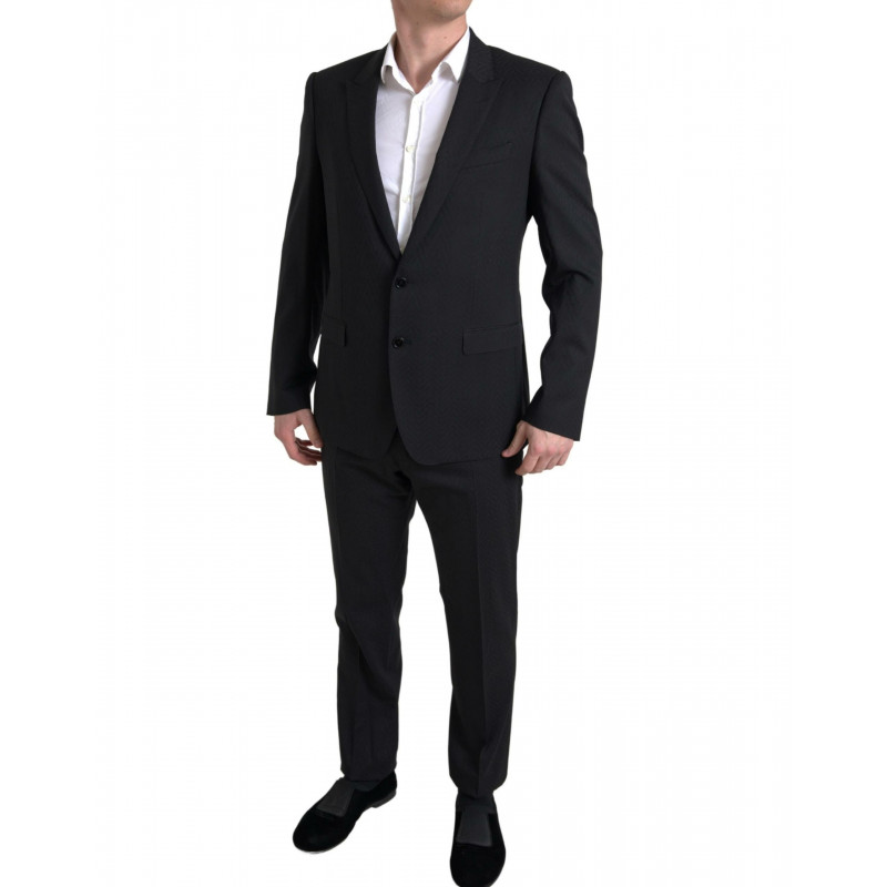 Abito MARTINI monopetto nero in 2 pezzi - IT52 - L