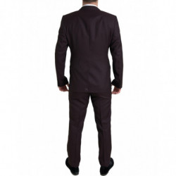 Abito MARTINI monopetto marrone 2 pezzi - IT52 - L