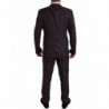 Abito MARTINI monopetto marrone 2 pezzi - IT52 - L