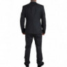 Abito MARTINI monopetto nero in 2 pezzi - IT52 - L
