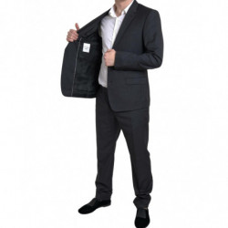 Abito MARTINI monopetto nero in 2 pezzi - IT52 - L