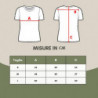 Top nero a maniche corte in misto cashmere - L