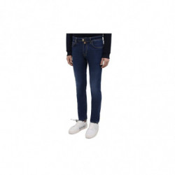 Jeans e pantaloni in cotone blu - W35