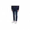Jeans e pantaloni in cotone blu - W35