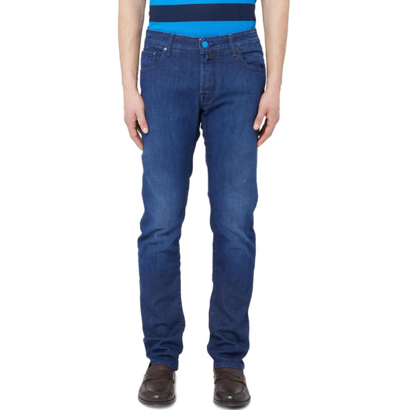 Jeans e pantaloni in cotone blu - W32