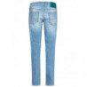 Jeans e pantaloni in cotone azzurro - W35