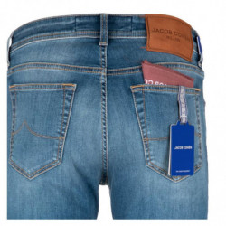 Jeans e pantaloni in cotone azzurro - W32