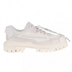 Sneaker in cotone bianco -...