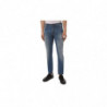 Jeans e pantaloni in cotone azzurro - W32