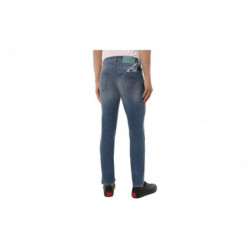 Jeans e pantaloni in cotone azzurro - W37