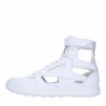 Sneaker Bianca In Pelle E Tessuto - EU42/US9