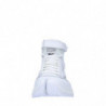 Sneaker Bianca In Pelle E Tessuto - EU42/US9