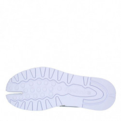 Sneaker Bianca In Pelle E Tessuto - EU42/US9