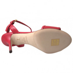 Sandali tacco spillo cinturino alla caviglia rosso - EU38/US7.5