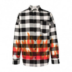Camicia in cotone nero - S