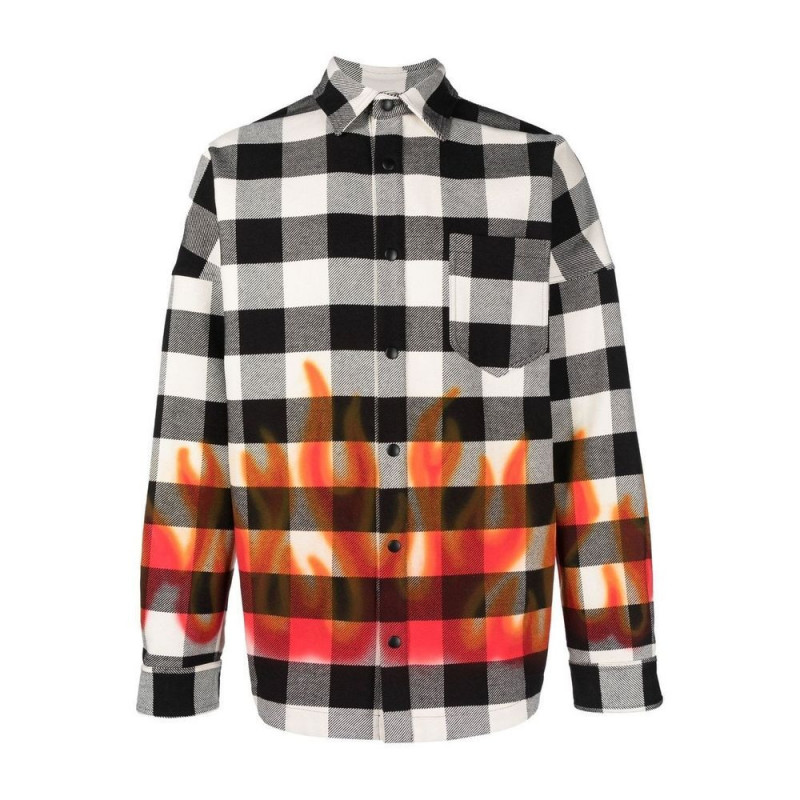 Camicia in cotone nero - S