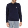 Maglione in cotone blu - L