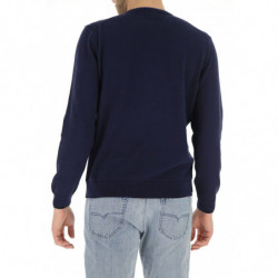 Maglione in cotone blu - L