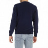 Maglione in cotone blu - L