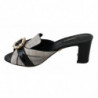 Scarpe sandali con cristalli in pelle esotica grigia nera - EU37.5/US7