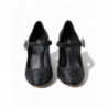 Scarpe décolleté Mary Jane con tacco in broccato nero - EU36.5/US6