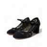 Scarpe décolleté in pizzo nero Mary Jane Taormina - EU36/US5.5