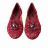 Scarpe basse con cristalli di pizzo Red Vally Taormina - EU36.5/US6