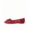 Scarpe basse con cristalli di pizzo Red Vally Taormina - EU36.5/US6